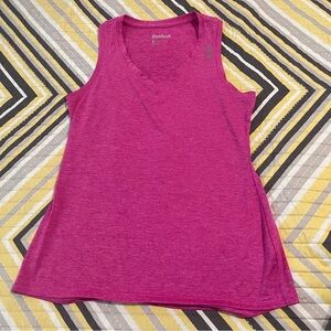 Pink Relaxed Sleeveless Tank Top